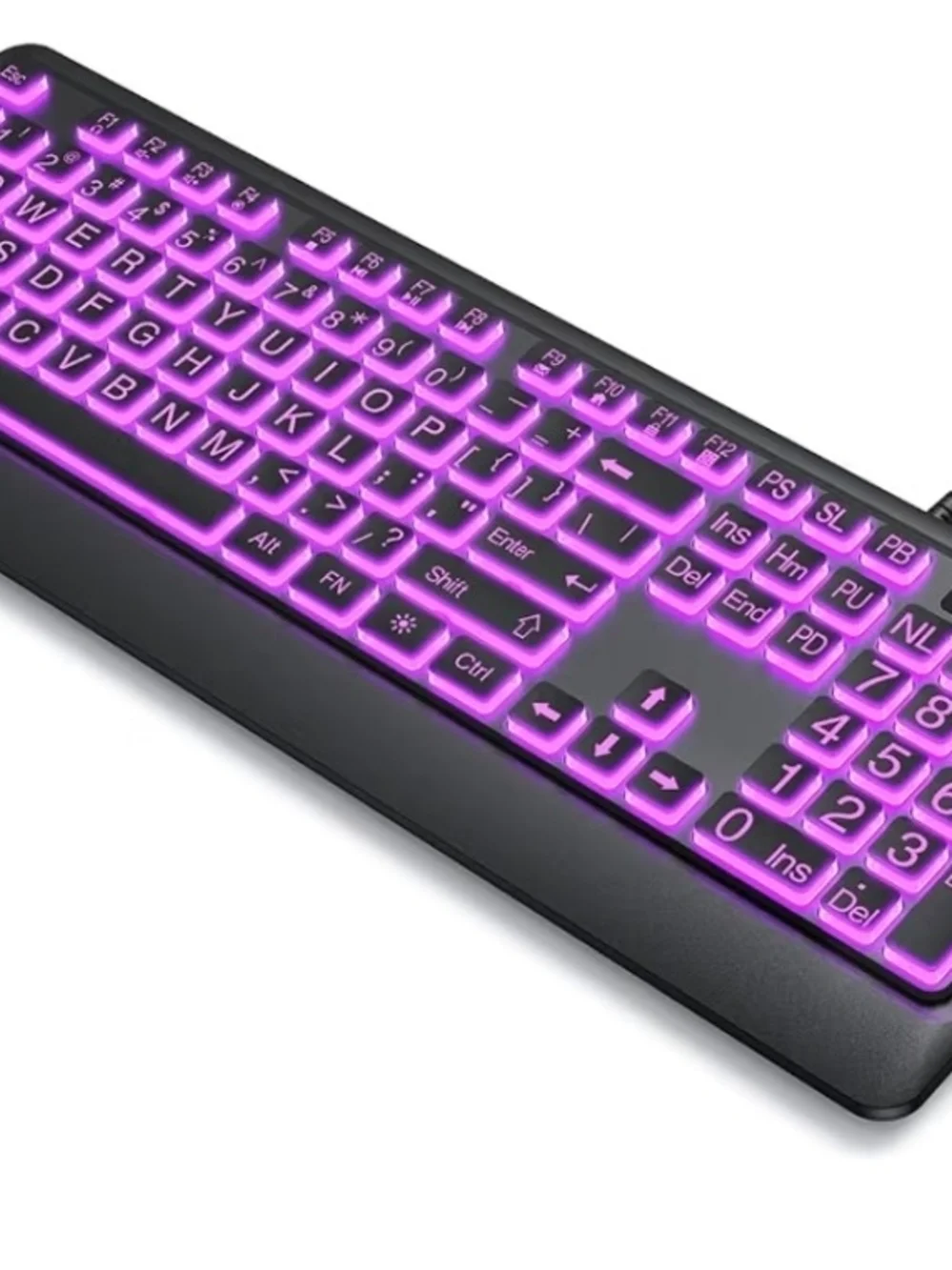 Gaming Backlit USB Keyboard - Green LED